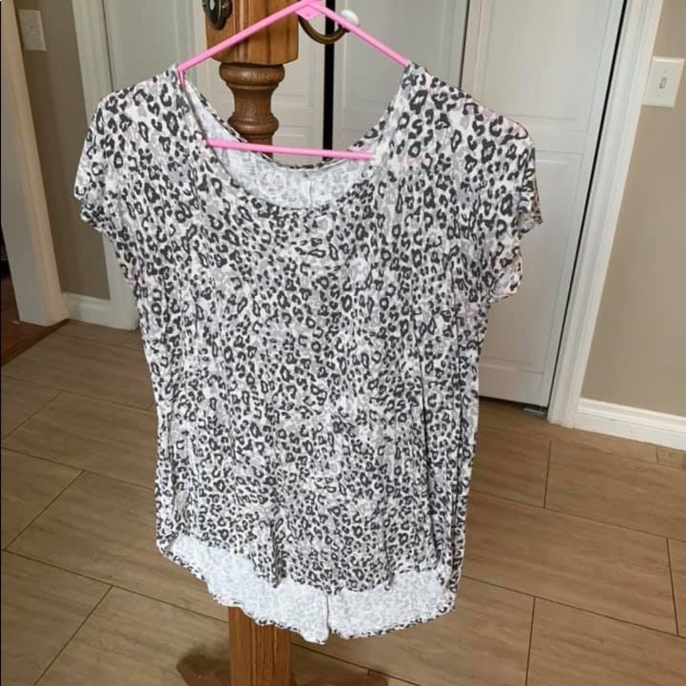 Maurices 24/7 Tshirt with Cheetah Print